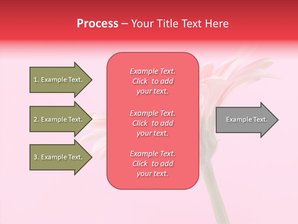 Pink Bloom Blossom PowerPoint Template