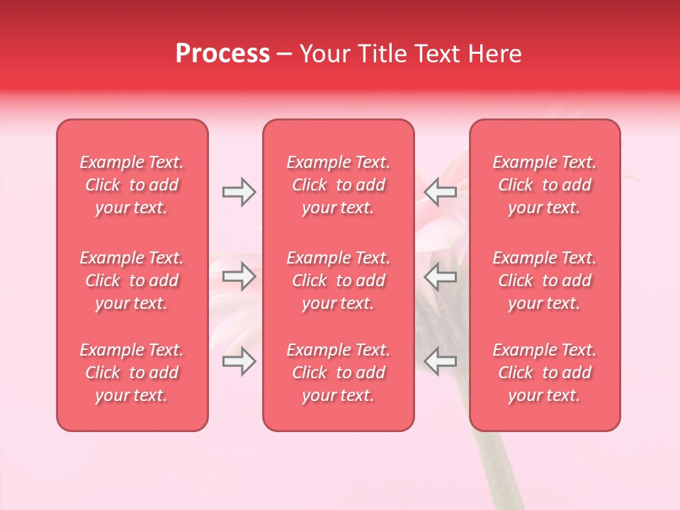 Pink Bloom Blossom PowerPoint Template