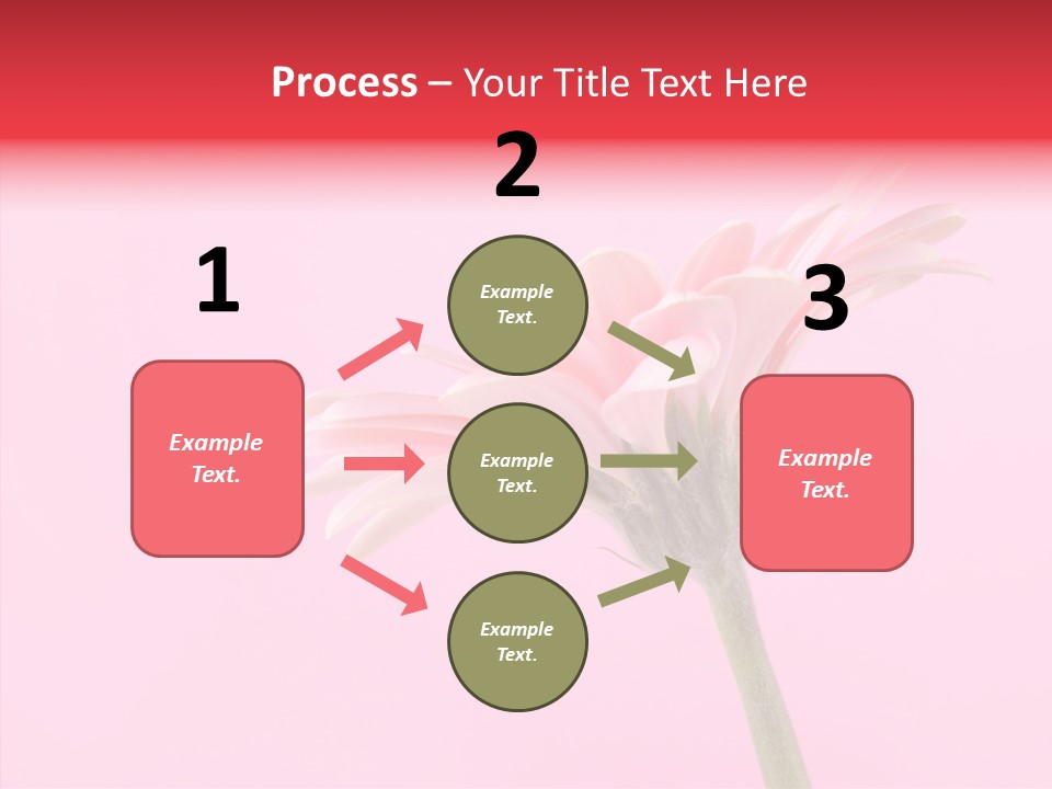 Pink Bloom Blossom PowerPoint Template