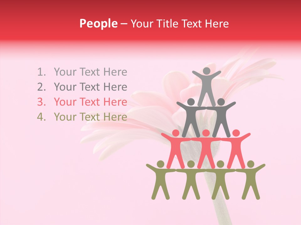 Pink Bloom Blossom PowerPoint Template