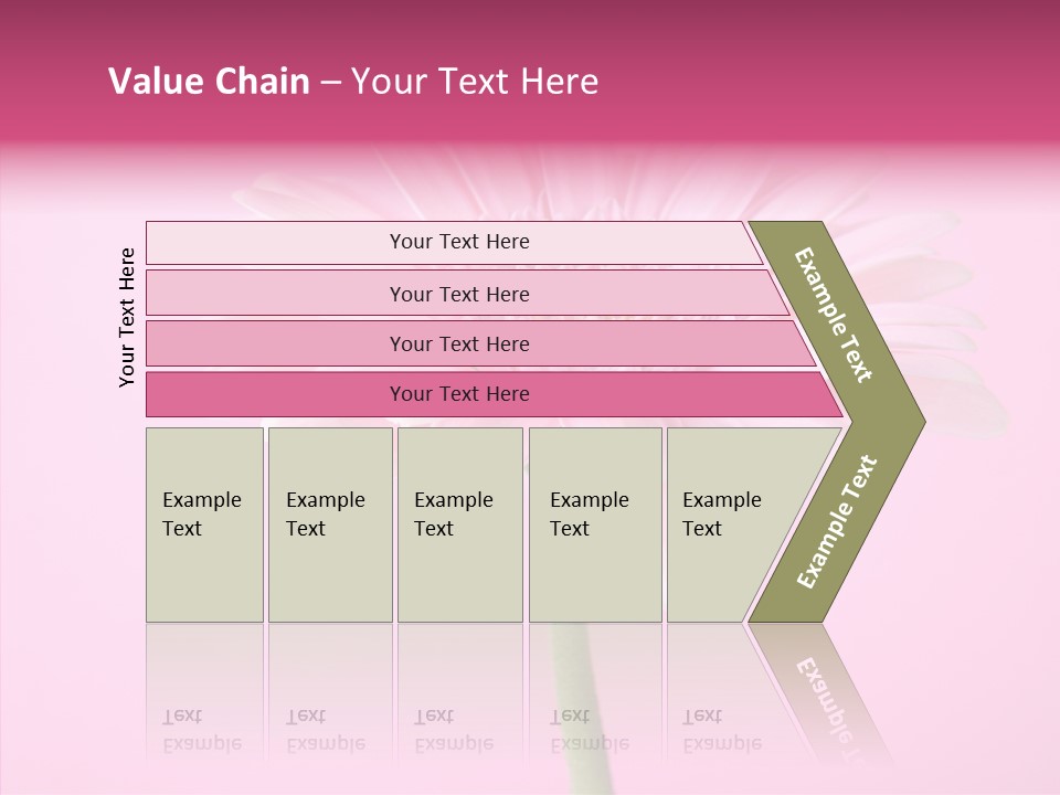 Isolated Circle Bloom PowerPoint Template