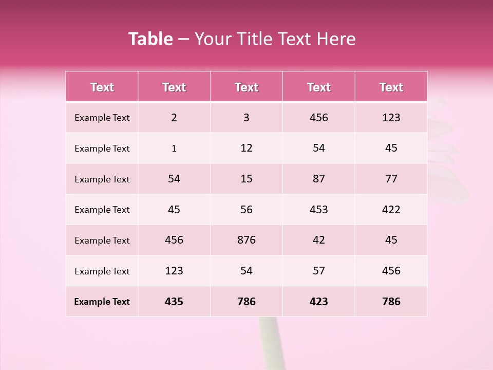 Isolated Circle Bloom PowerPoint Template