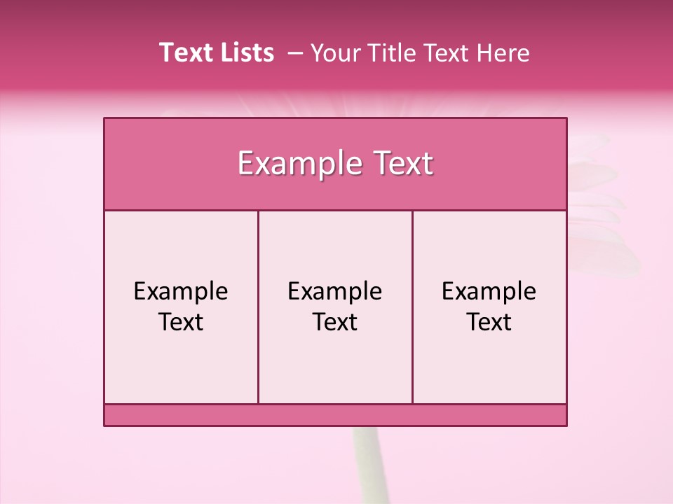 Isolated Circle Bloom PowerPoint Template