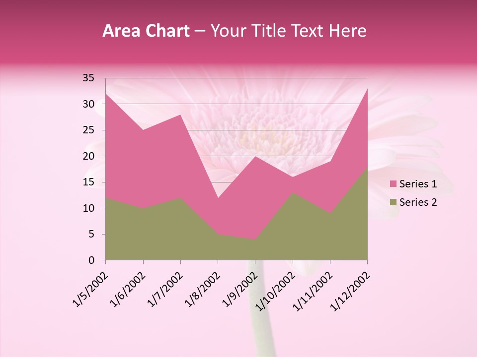 Isolated Circle Bloom PowerPoint Template