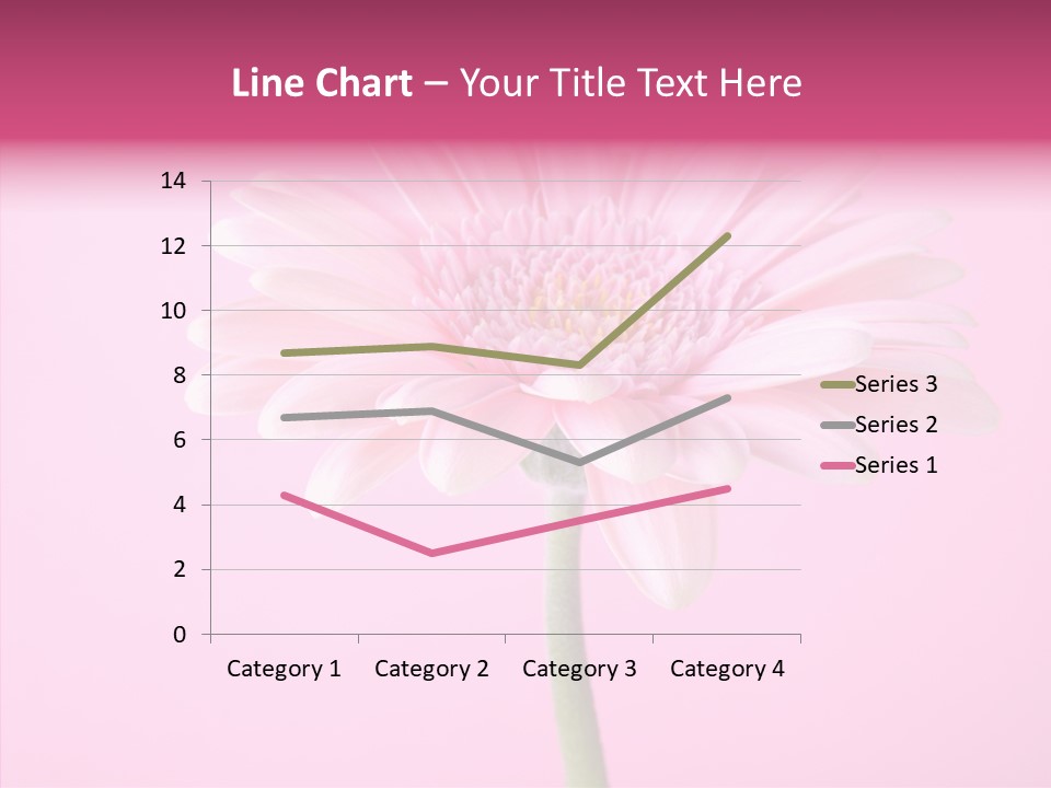 Isolated Circle Bloom PowerPoint Template