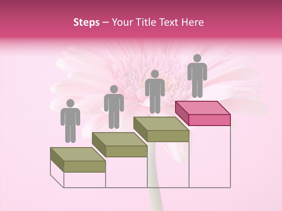 Isolated Circle Bloom PowerPoint Template