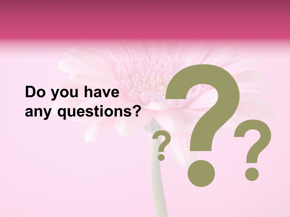 Isolated Circle Bloom PowerPoint Template