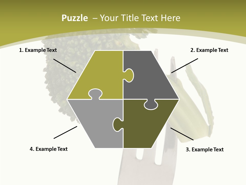 Healthy Green Food PowerPoint Template