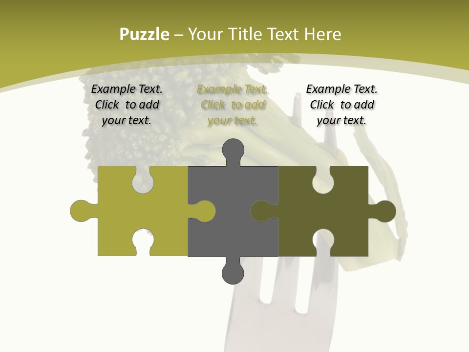 Healthy Green Food PowerPoint Template