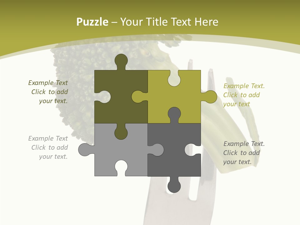 Healthy Green Food PowerPoint Template