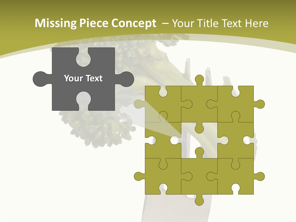 Healthy Green Food PowerPoint Template