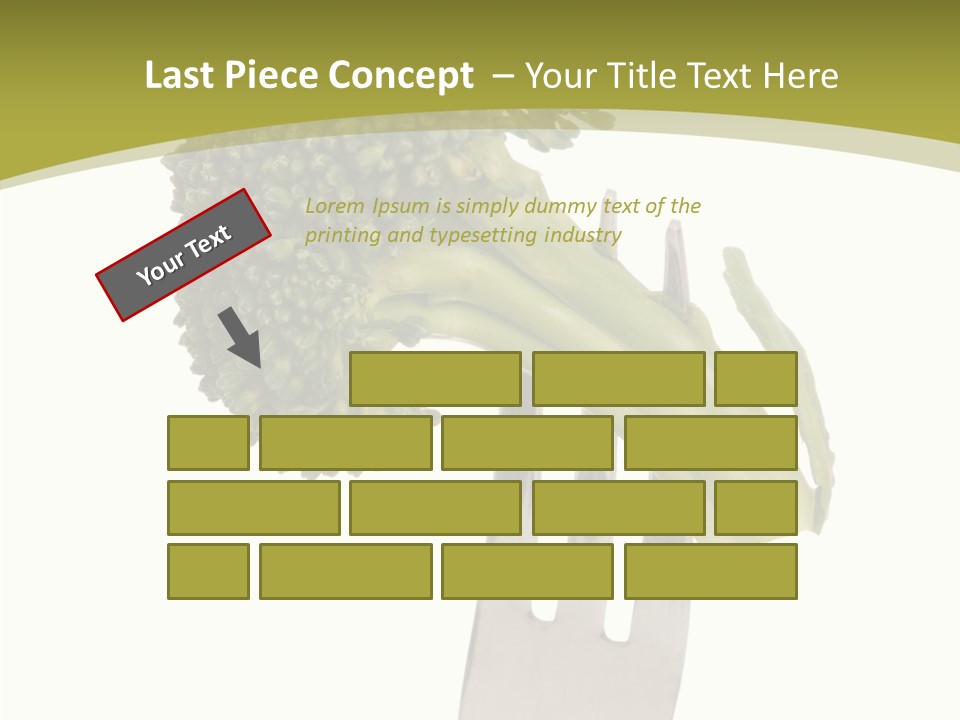 Healthy Green Food PowerPoint Template