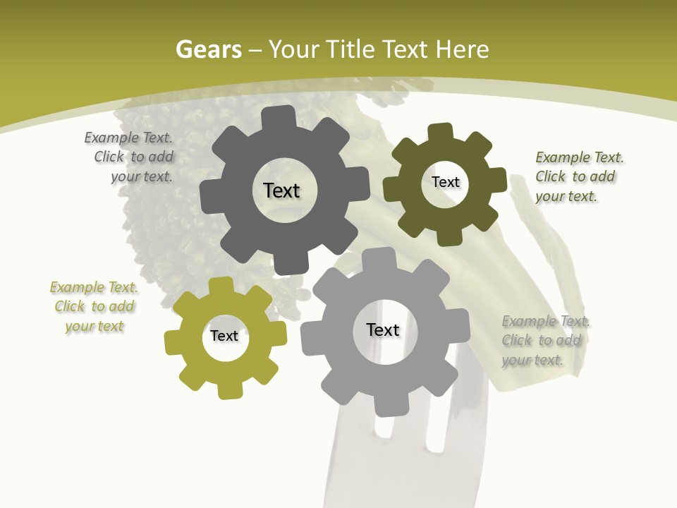 Healthy Green Food PowerPoint Template
