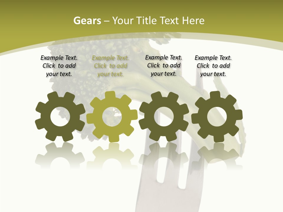 Healthy Green Food PowerPoint Template