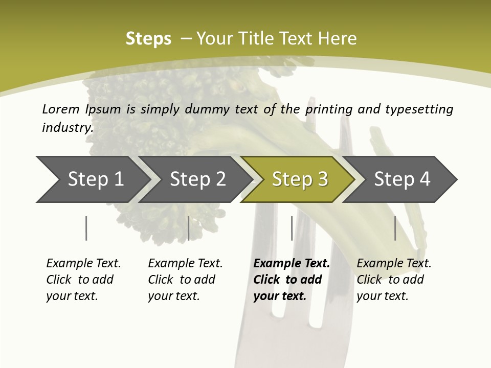 Healthy Green Food PowerPoint Template