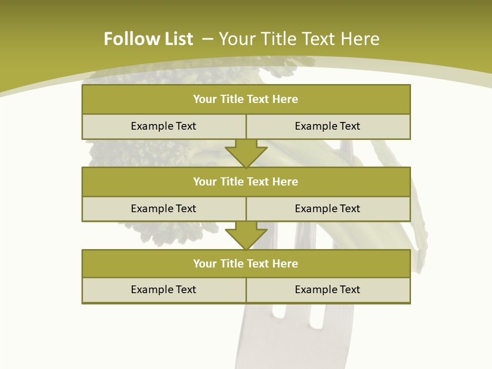 Healthy Green Food PowerPoint Template