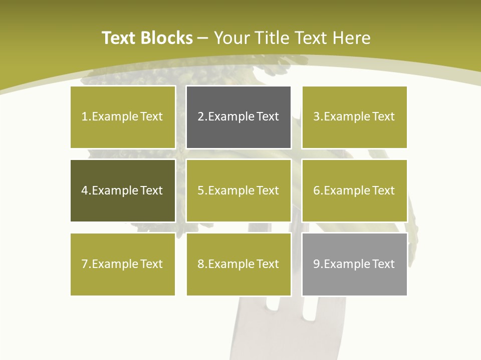 Healthy Green Food PowerPoint Template