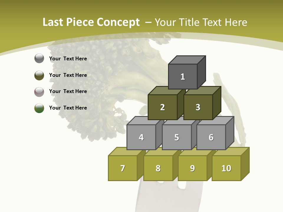 Healthy Green Food PowerPoint Template