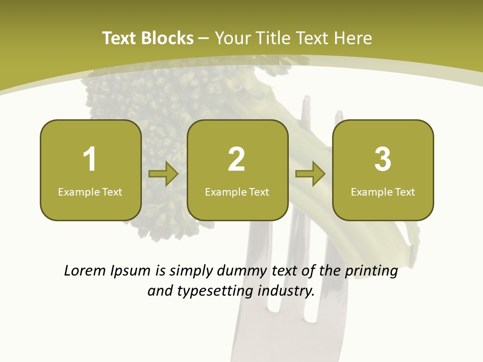 Healthy Green Food PowerPoint Template