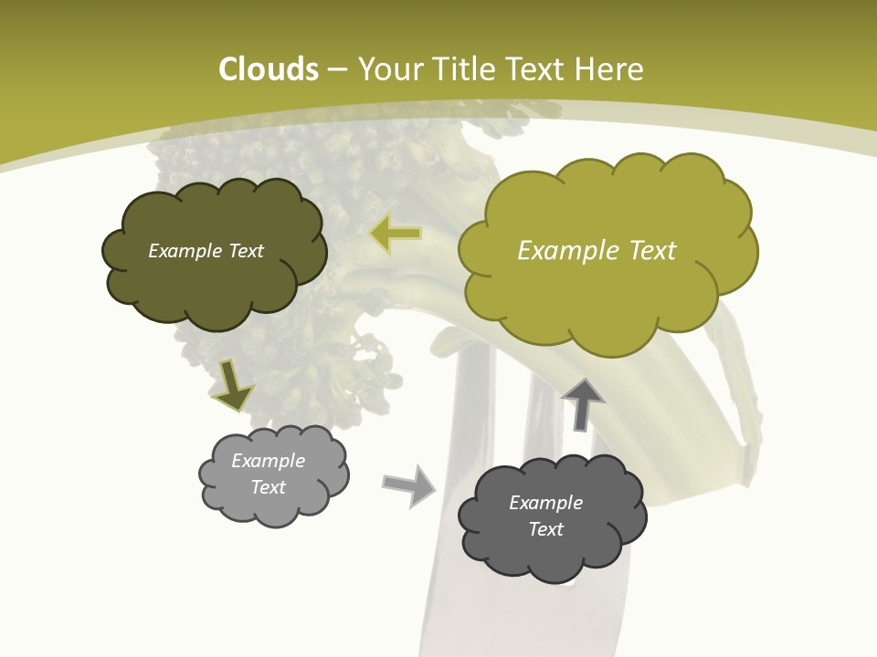 Healthy Green Food PowerPoint Template