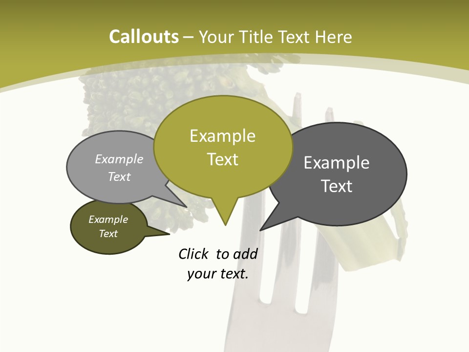 Healthy Green Food PowerPoint Template