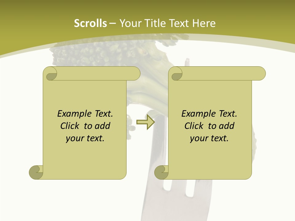 Healthy Green Food PowerPoint Template
