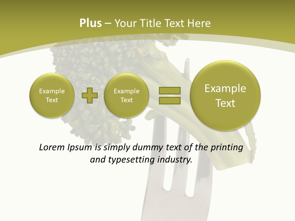 Healthy Green Food PowerPoint Template