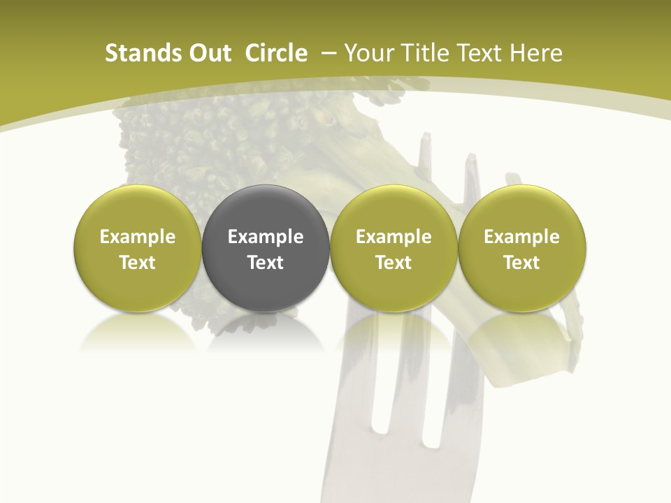 Healthy Green Food PowerPoint Template