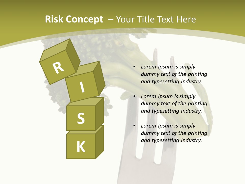 Healthy Green Food PowerPoint Template