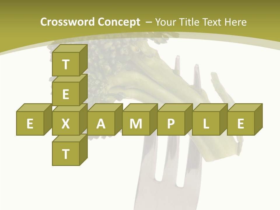 Healthy Green Food PowerPoint Template