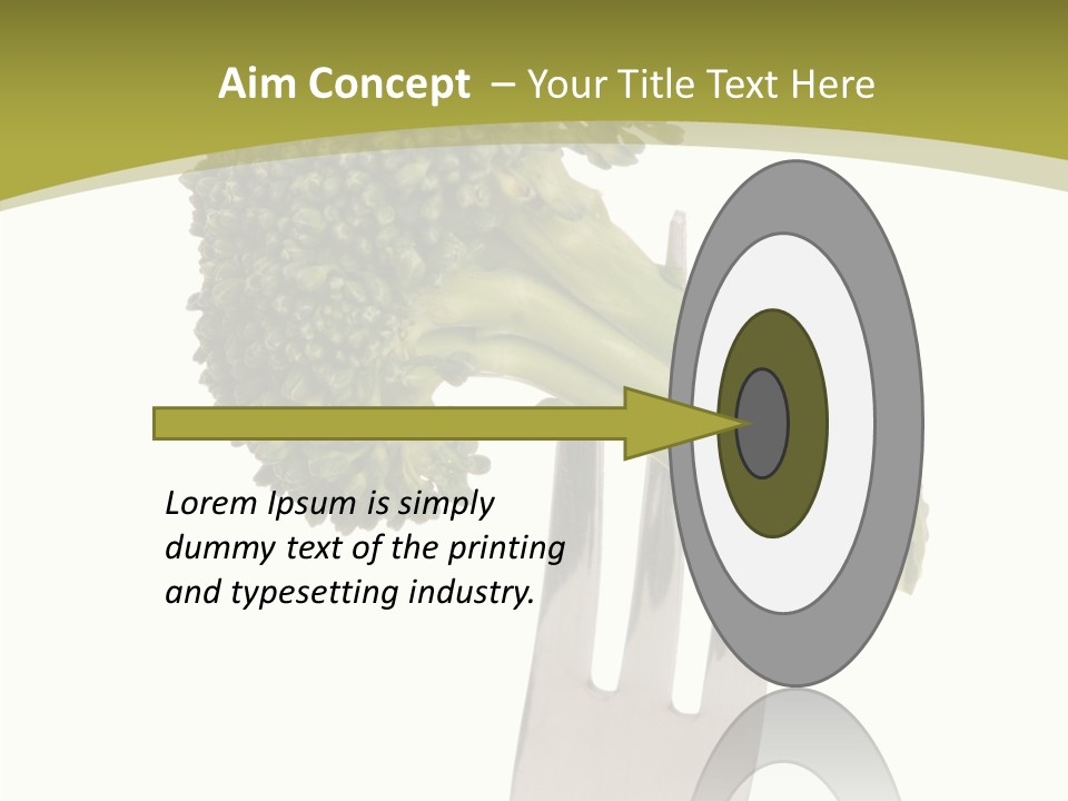 Healthy Green Food PowerPoint Template