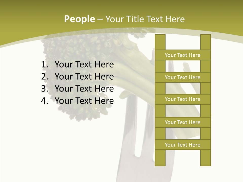 Healthy Green Food PowerPoint Template