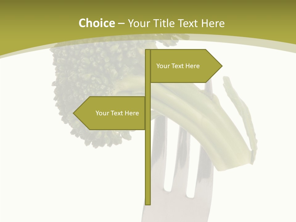 Healthy Green Food PowerPoint Template