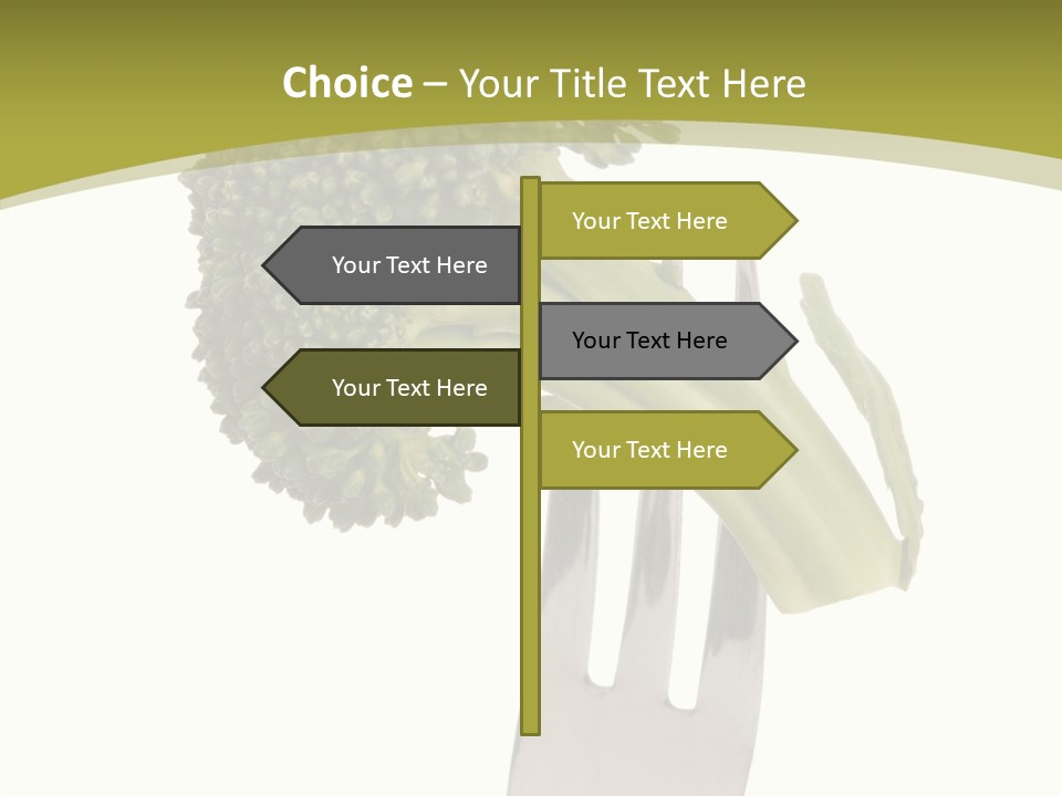 Healthy Green Food PowerPoint Template