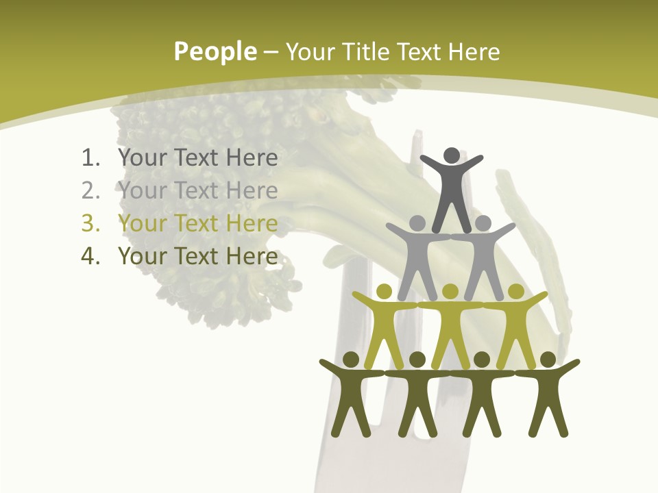 Healthy Green Food PowerPoint Template