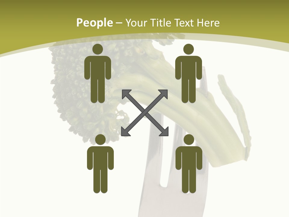 Healthy Green Food PowerPoint Template