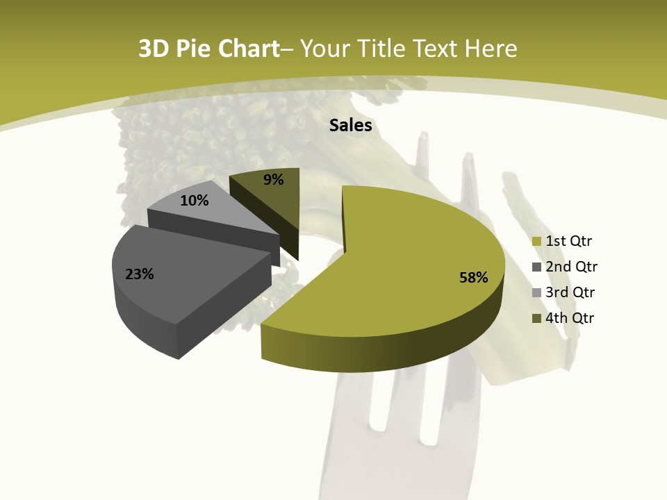 Healthy Green Food PowerPoint Template