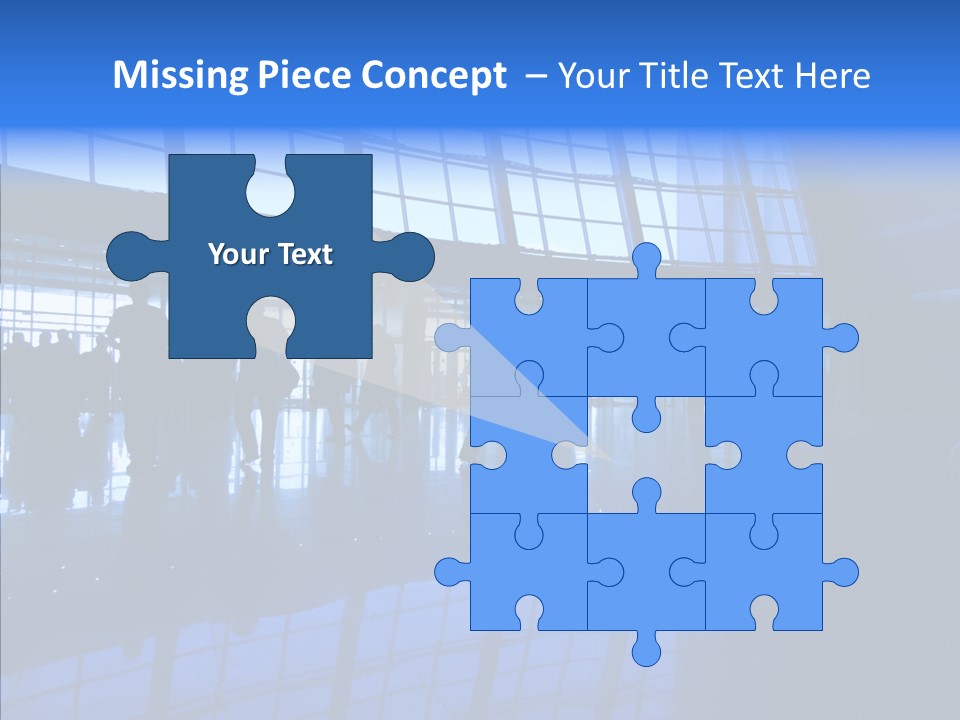 Travel Shadow Back PowerPoint Template