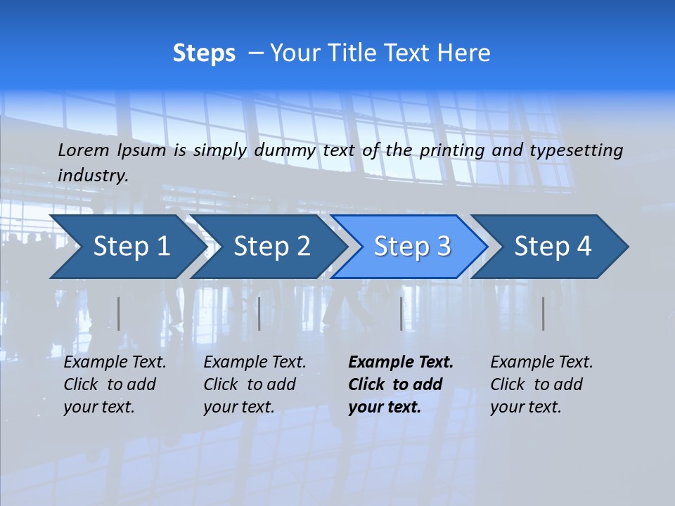 Travel Shadow Back PowerPoint Template