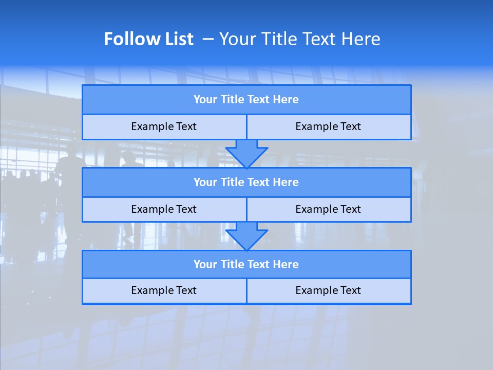 Travel Shadow Back PowerPoint Template