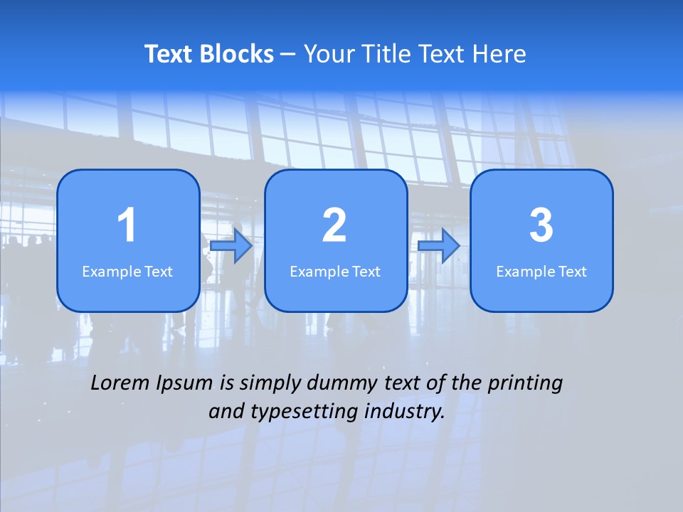 Travel Shadow Back PowerPoint Template
