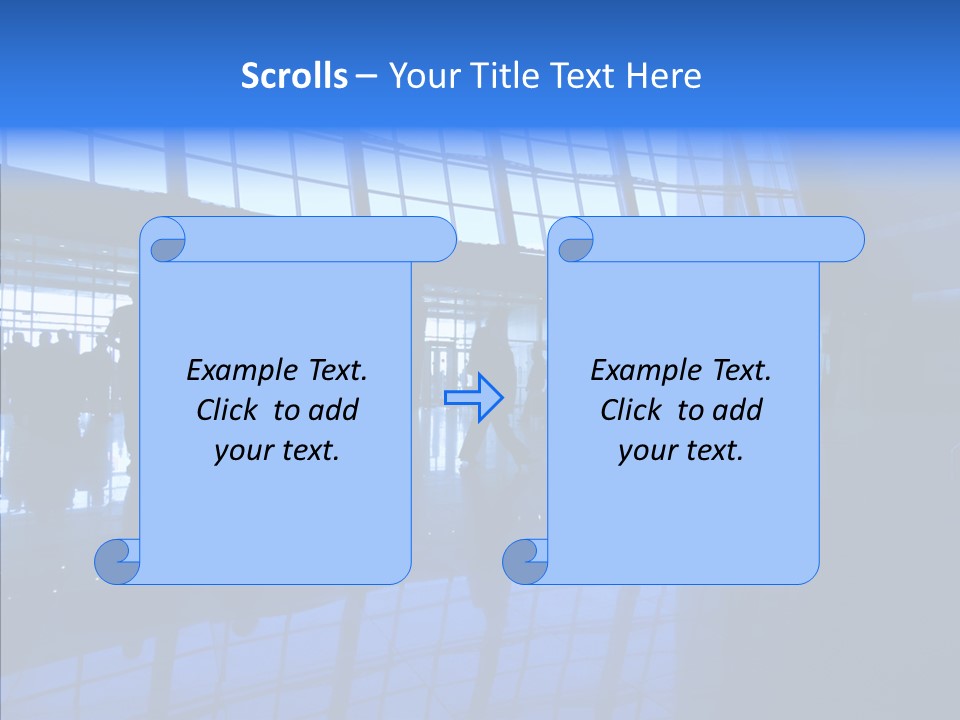 Travel Shadow Back PowerPoint Template