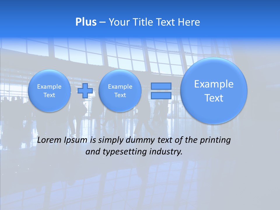 Travel Shadow Back PowerPoint Template