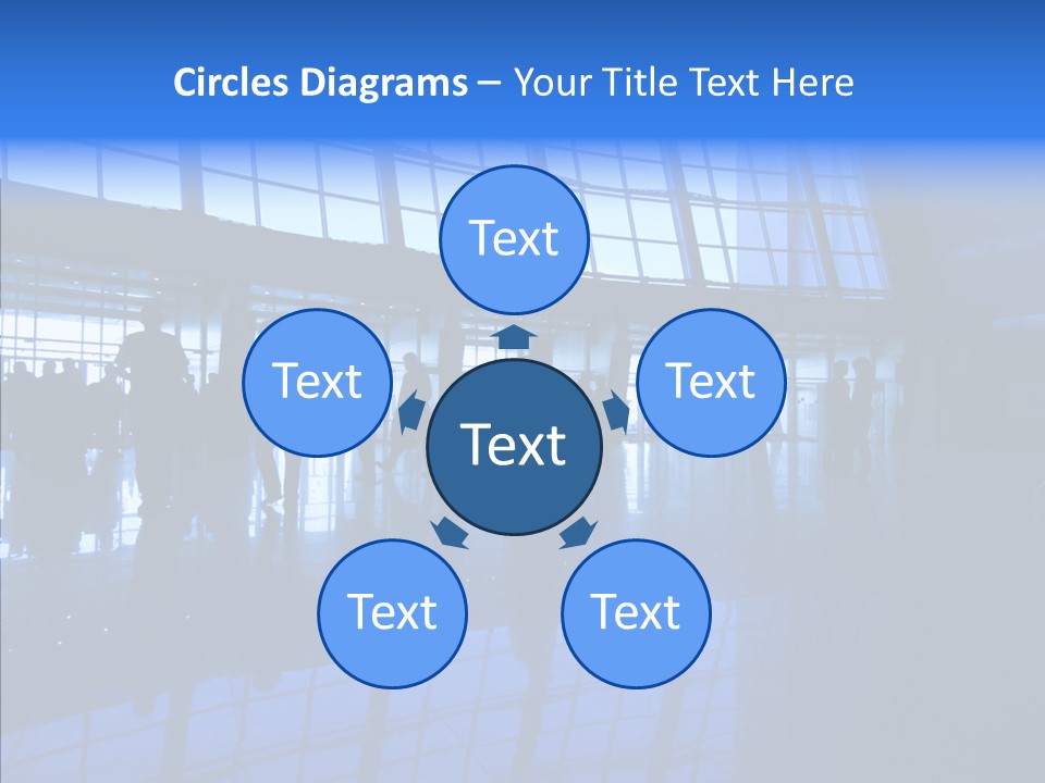 Travel Shadow Back PowerPoint Template