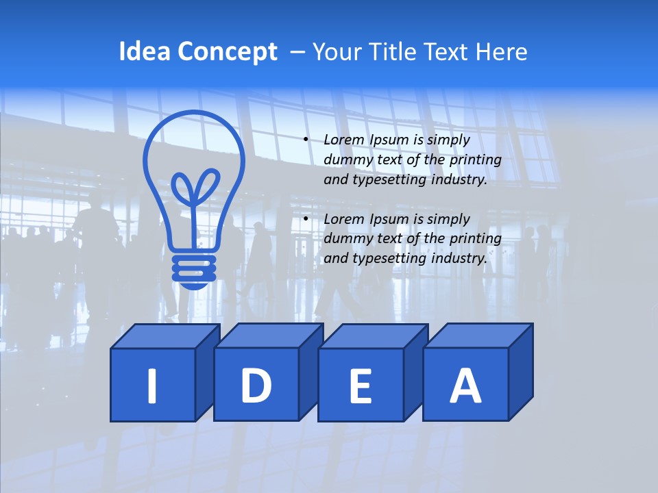 Travel Shadow Back PowerPoint Template