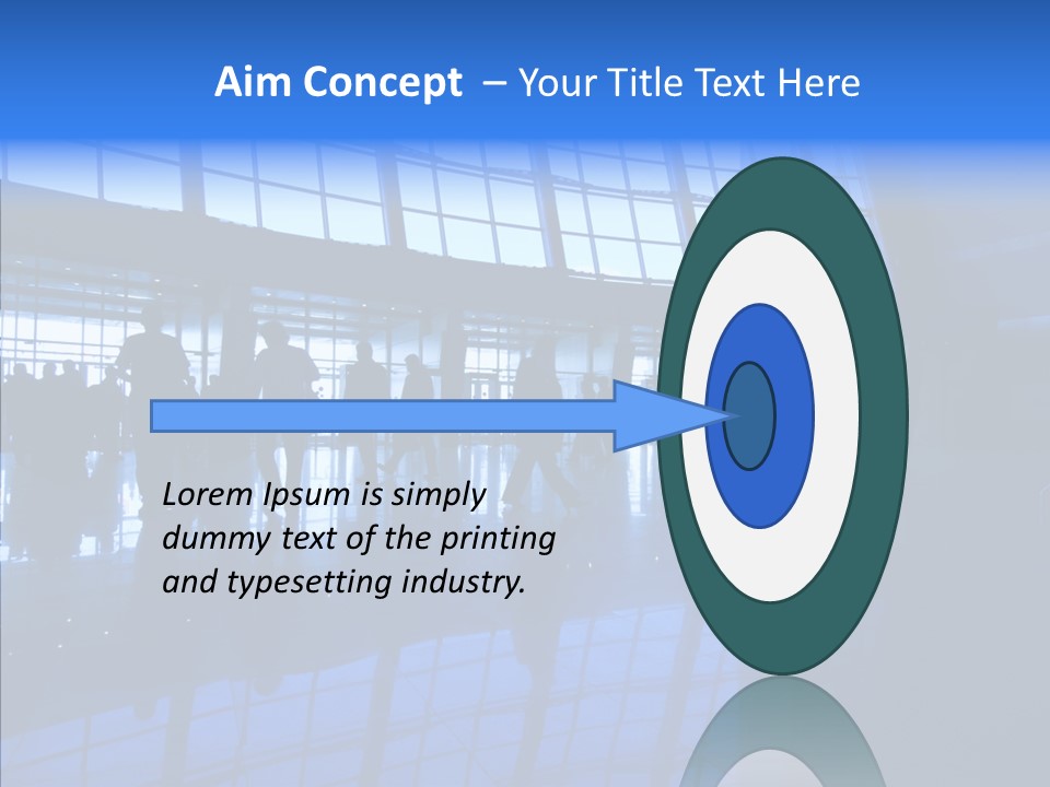 Travel Shadow Back PowerPoint Template