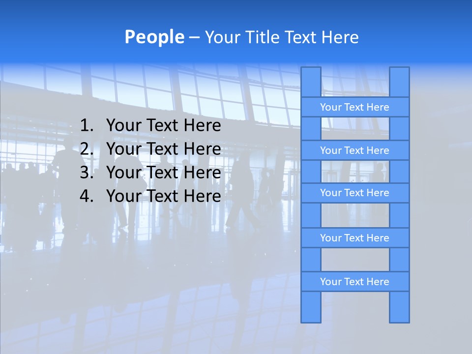 Travel Shadow Back PowerPoint Template