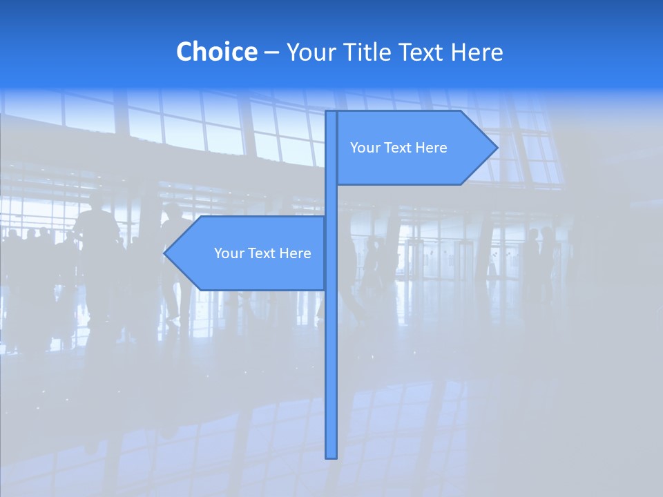 Travel Shadow Back PowerPoint Template