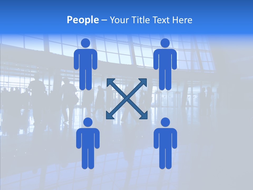 Travel Shadow Back PowerPoint Template