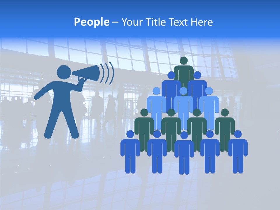 Travel Shadow Back PowerPoint Template